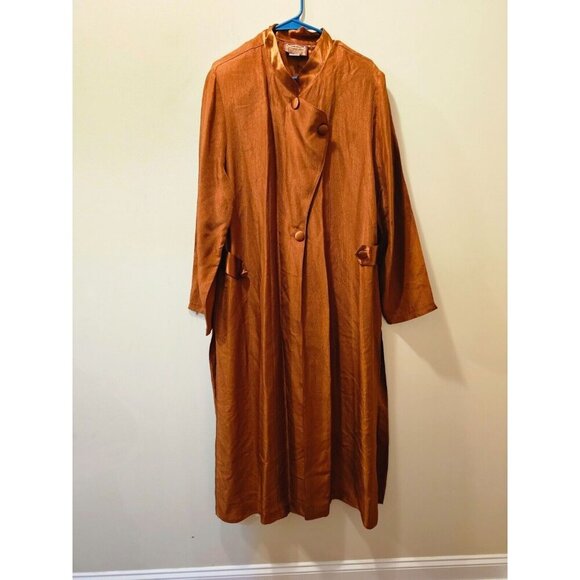 First Lady Jackie and Julian 3 Piece Set Duster, Skirt & Tank 2XL Burnt Orange - Picture 1 of 16